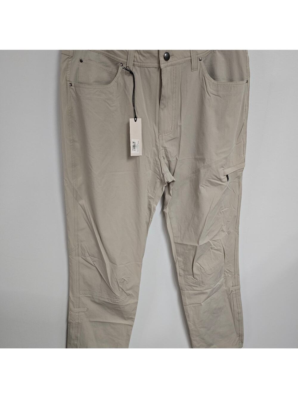 Martha Stewart Stretch Utility pant Washed Taupe size 20 NWT